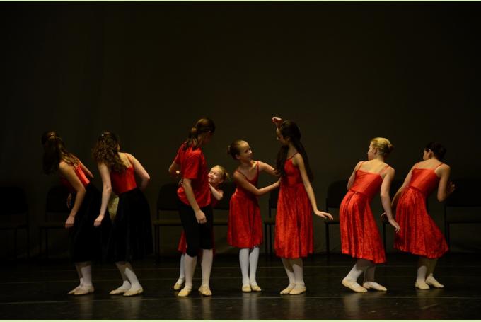 Gleiche Szene bei der Probe , Aufführung 2012: So tanzt das Leben